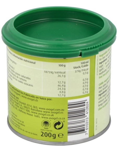 Herbamare Bouillon Bajo En Sodio Bote 200Gr. de A.Vogel