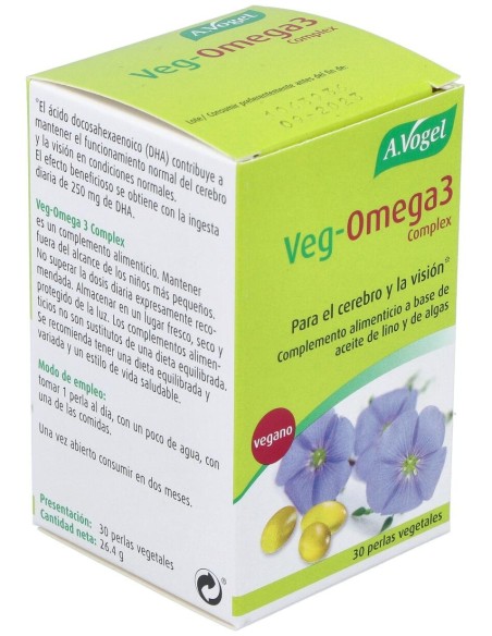 Veg-Omega-3 Complex Cápuslas 30 de A.Vogel