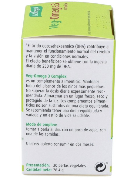 Veg-Omega-3 Complex Cápuslas 30 de A.Vogel