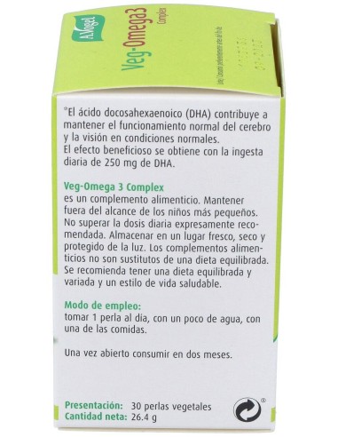 Veg-Omega 3 Complex 30Cap. de A.Vogel