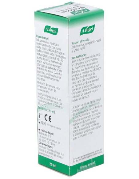 Sinuforce Spray Nasal Ml 20  de A.Vogel