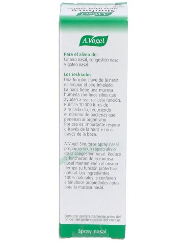 Sinuforce Spray Nasal Ml 20  de A.Vogel