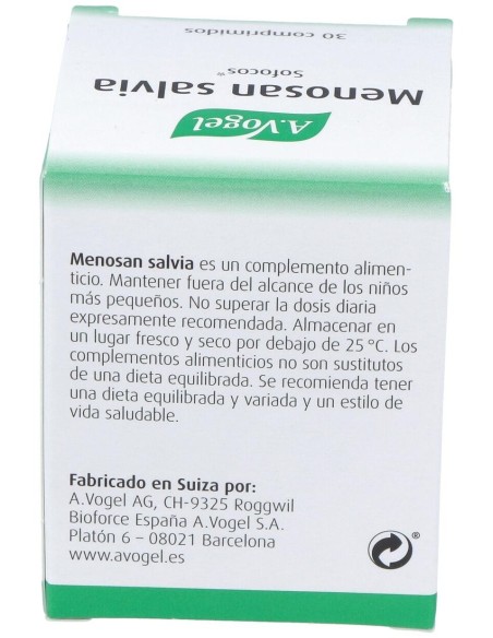 Menosan Salvia Comp. 30 de A.Vogel