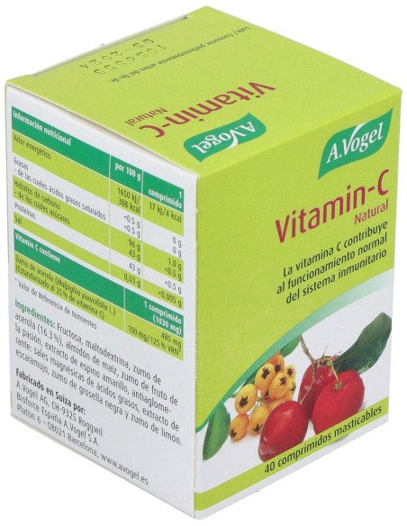 Vitamina-C (Bio-C) 40Comp. de A.Vogel