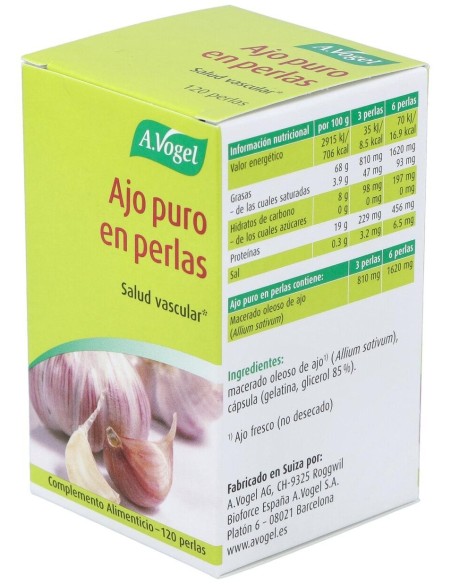 Ajo Puro Perlas 120 de A.Vogel