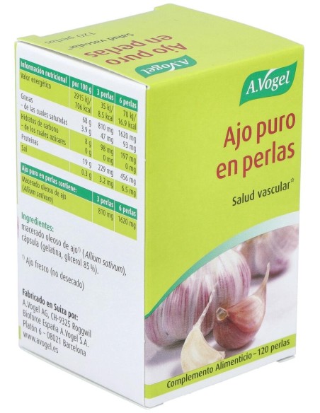 Ajo Puro 120Perlas de A.Vogel
