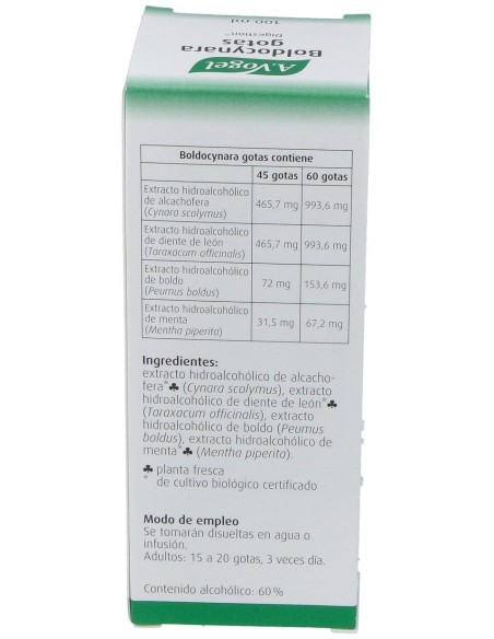 Boldocynara 100Ml. de A.Vogel