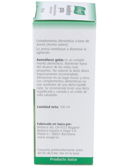 Avenaforce 100Ml. de A.Vogel