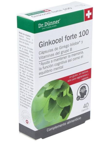 Ginkocel Forte 100 40Cap. Dr.Dunner de Salus