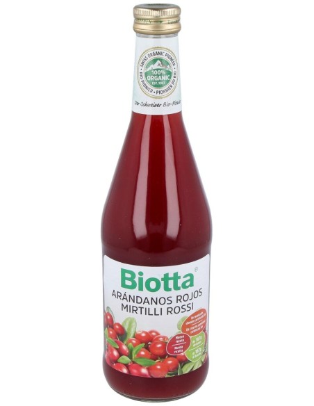 Jugo De Arandanos Rojos Plus 500Ml. de Biotta
