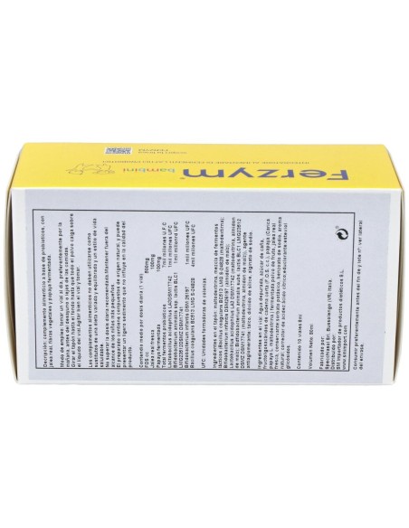 Ferzym Plus Junior- 10 Viales/ 8 Ml- Specchiasol de Specchiasol