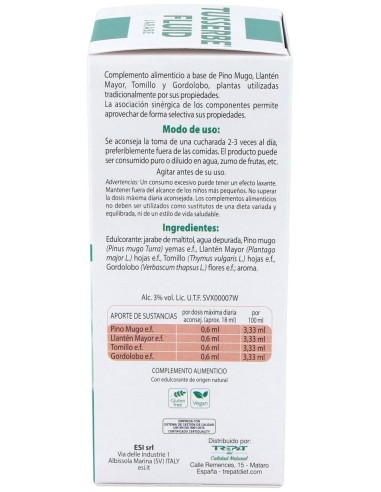 Tusserbe 2 Fluid Jarabe 180Ml. de Trepatdiet-Esi