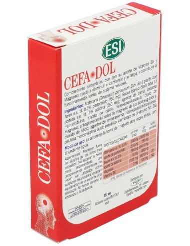 Cefadol 30Comp. de Trepatdiet-Esi