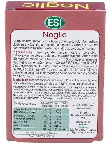 Noglic 30Comp. de Trepatdiet-Esi