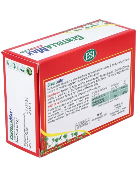 Erbaven Centellamax 60Comp. de Trepatdiet-Esi