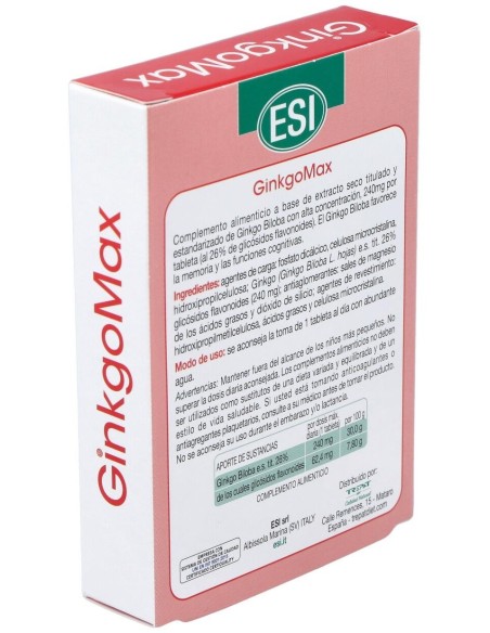 Ginkgomax 30Comp. de Trepatdiet-Esi