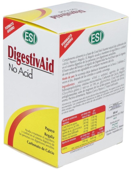 Digestivaid No Acid 60Comp. de Trepatdiet-Esi
