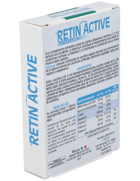 Retin Active 20Cap. de Trepatdiet-Esi