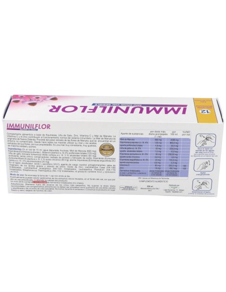Immunilflor Mini Drink 12 Viales de Trepatdiet-Esi