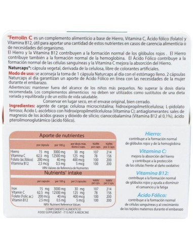 Ferrolin C 30Cap. de Trepatdiet-Esi