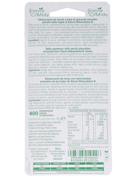 Stevia 400Comp. de Trepatdiet-Esi