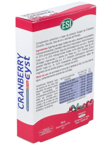 Cranberry Cyst (Nocyst) 30Comp. de Trepatdiet-Esi