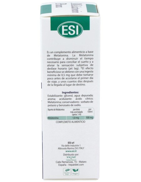 Melatonin Pura 1Mg Sin Erbe Della Notte 50Ml. de Trepatdiet-Esi