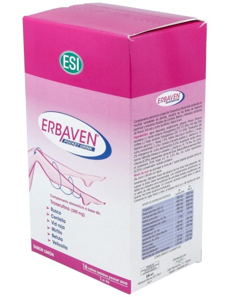 Erbaven Pocket Drink 16Sbrs. de Trepatdiet-Esi