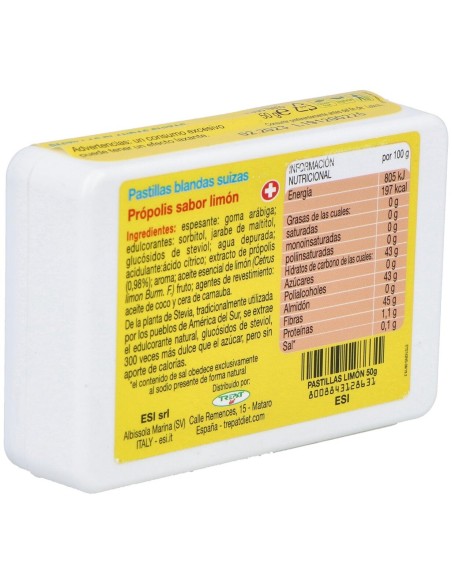 Propolaid  Sabor Limon 50Pastillas Blandas de Trepatdiet-Esi