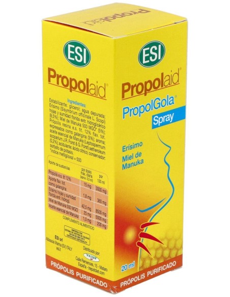 Propolaid Propolgola Miel Manuka Spray Oral 20Ml. de Trepatdiet-Esi