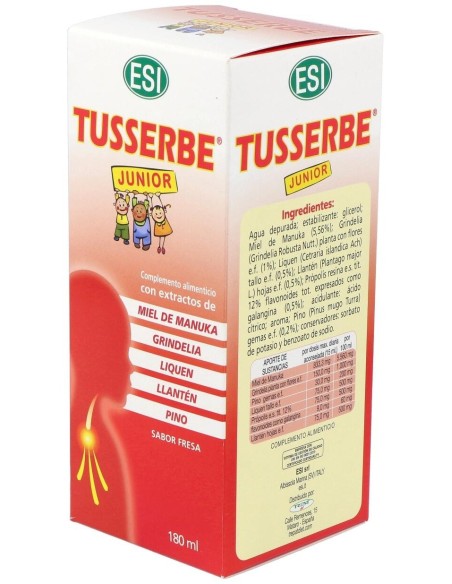 Tusserbe Junior 180Ml. de Trepatdiet-Esi