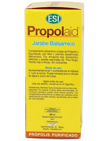 Propolaid Propolis Balsam Jarabe 180Ml. de Trepatdiet-Esi
