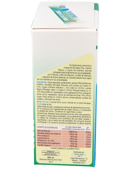 Tusserbe Pocket Drink 16Sbrs. de Trepatdiet-Esi