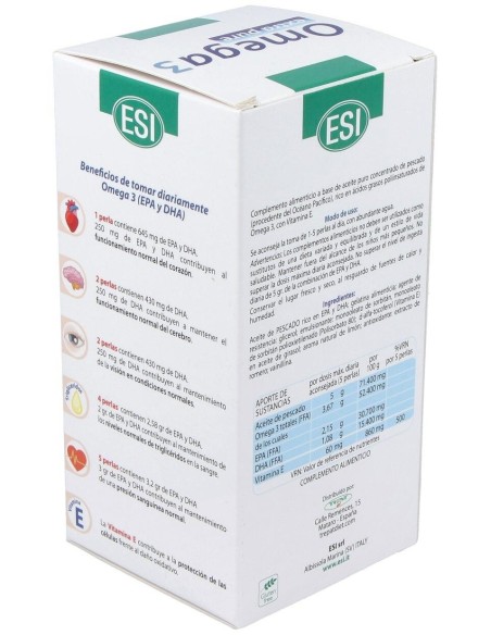Omega 3 Extra 120Perlas de Trepatdiet-Esi