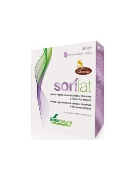 Sorilat Sabor Cappuccino 7S Envelopes Soria Natural