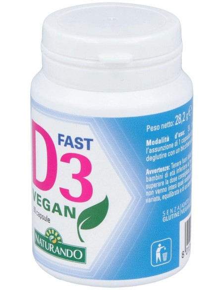 D3 Fast Vegan 60Comp. de Naturando