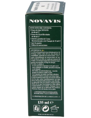 Tinte Novavis 8R Rubio Claro Cobrizo 135Ml. de Novavis