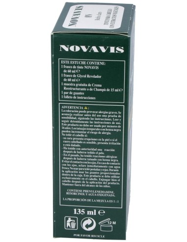 Tinte Novavis 8N Rubio Claro 135Ml. de Novavis
