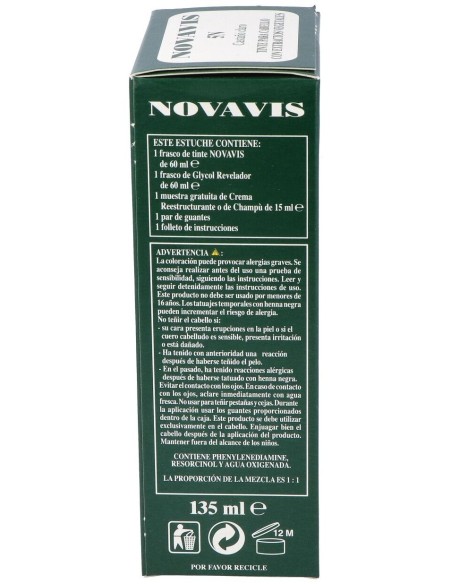 Tinte Novavis 5N Castaño Claro 120Ml de Novavis