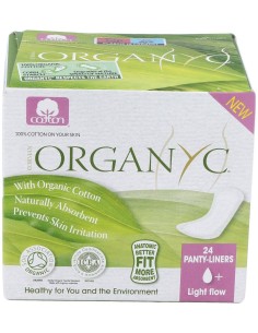 Salvaslip (bolsa ind) 100% algodón orgánico, 24ud de Organyc 2