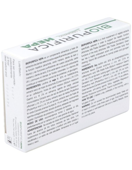 Biopurifica Hepa 30Comp. de Gricar