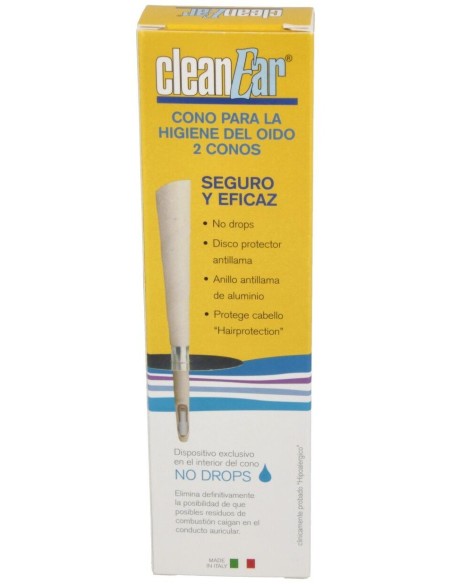 Conos Oido Vela 2Uds. de Cleanear