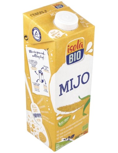 Bebida Vegetal De Mijo 1Lt 6Uds. de Isola