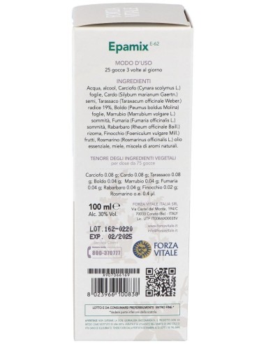 Epamix Tarassaco Plus (Diente De Leon) Ext. 100Ml. de Forza Vitale
