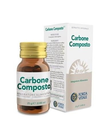 Carbone Composto  25Gr.Comprimidos de Forza Vitale