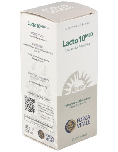 Lacto 10 (Lactobacillus Acidophilus) 25Gr. E-36 de Forza Vitale