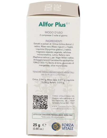 Allfor Plus 25Gr.Comprimidos de Forza Vitale