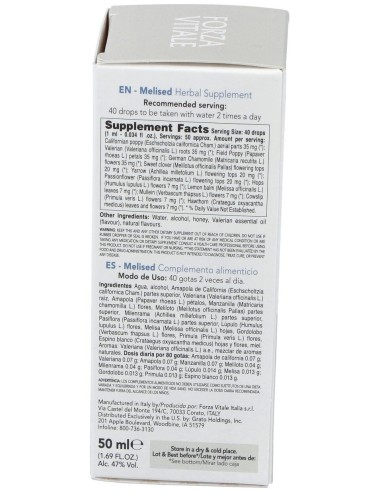 Melised Extracto 50Ml. de Forza Vitale