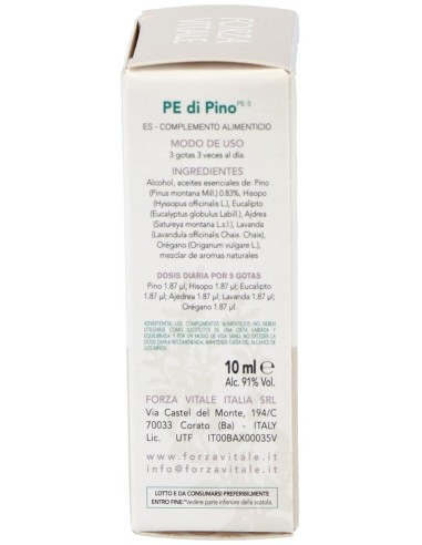 Primera Esencia Pino Complex 10Ml. de Forza Vitale