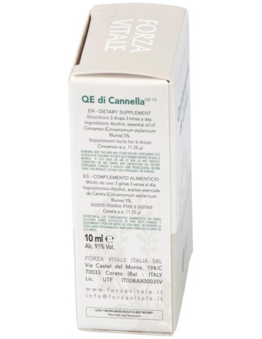 Quinta Esencia Canela (Canella) 10Ml. de Forza Vitale